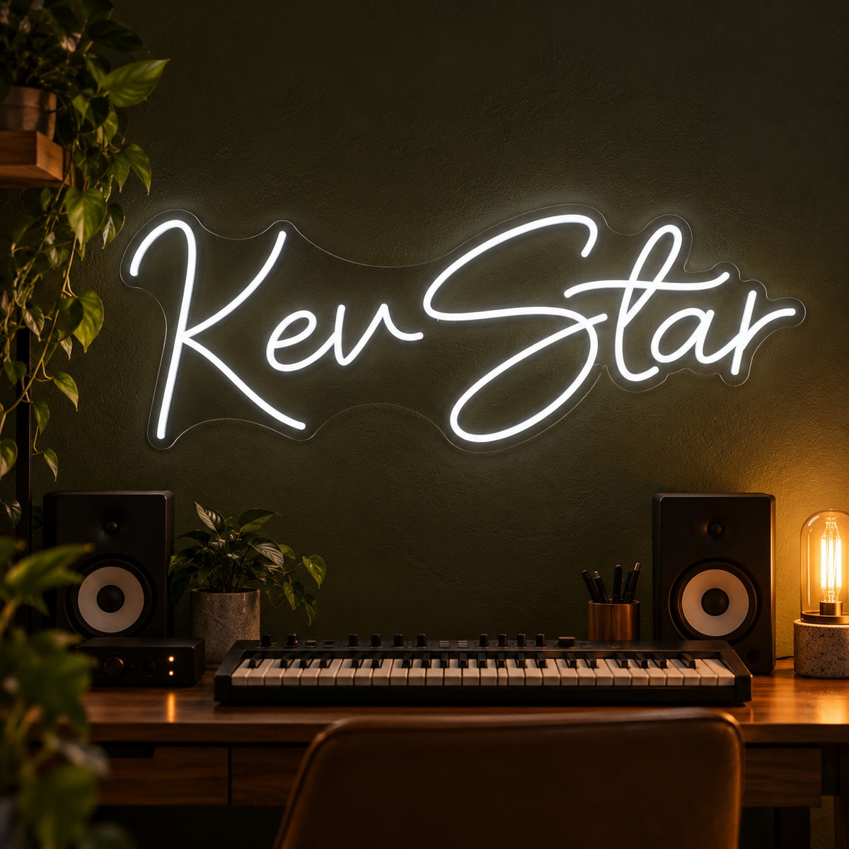 Kev Star LED Neon Sign - advertising view