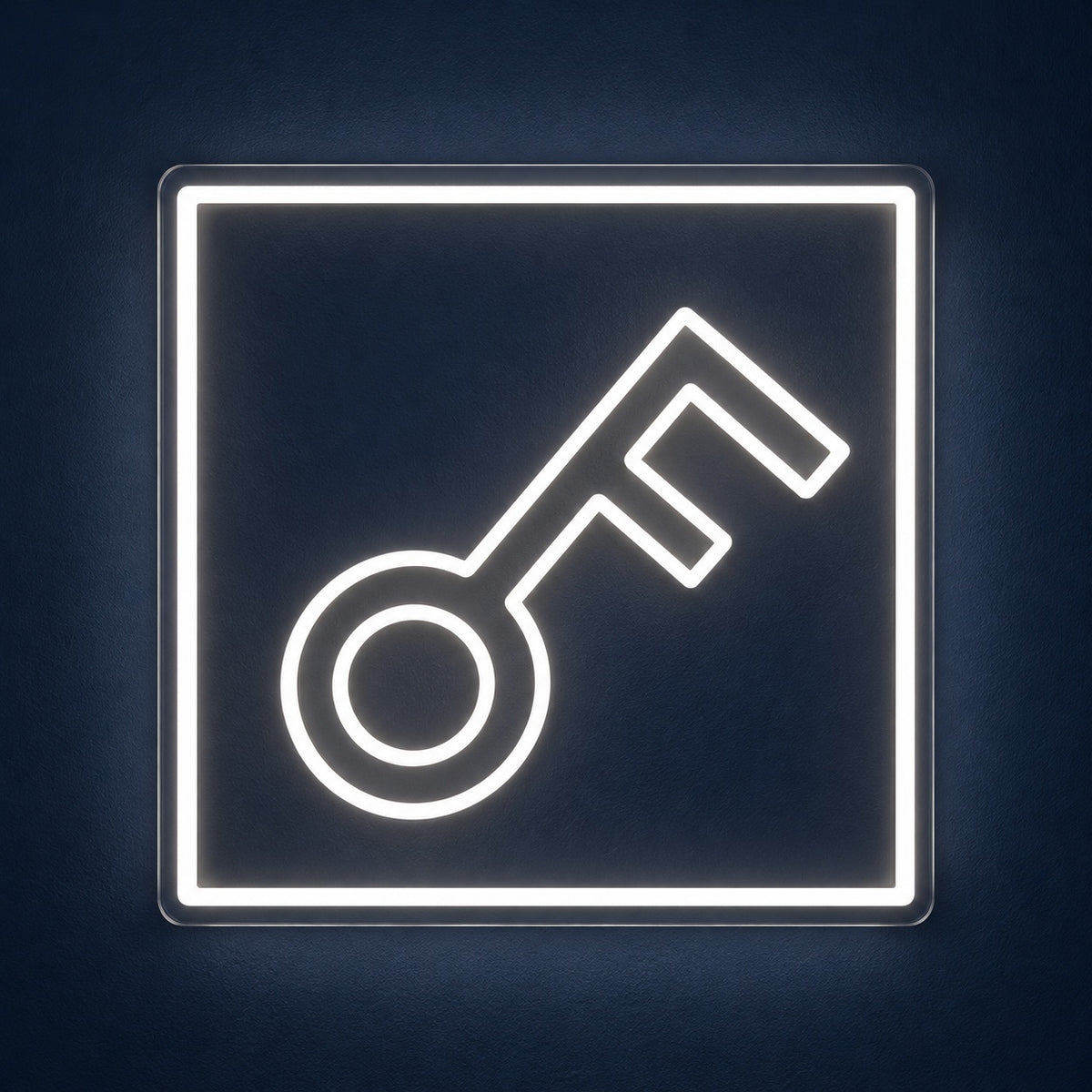 Key Outline LED Neon Sign - product hero