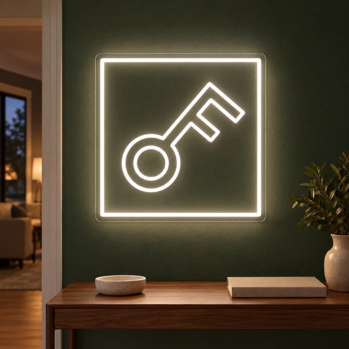 Key Outline LED Neon Sign – Shineneon