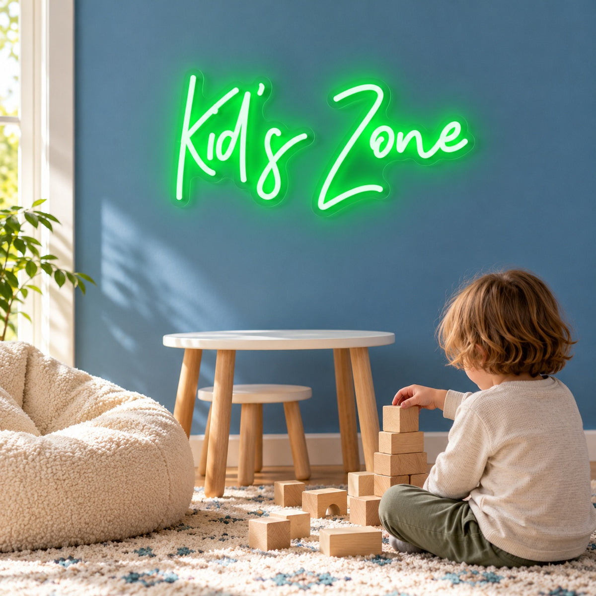 Kid's Zone LED Neon Sign - lifestyle view