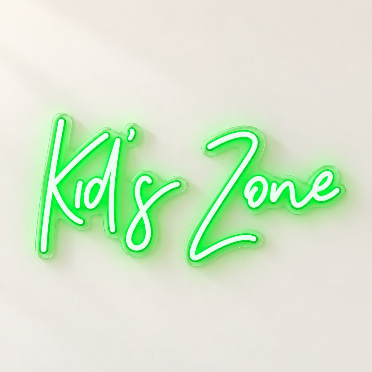 Kid's Zone LED Neon Sign - natural light view