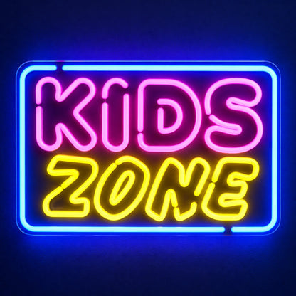 Kids Zone LED Neon Sign - product hero