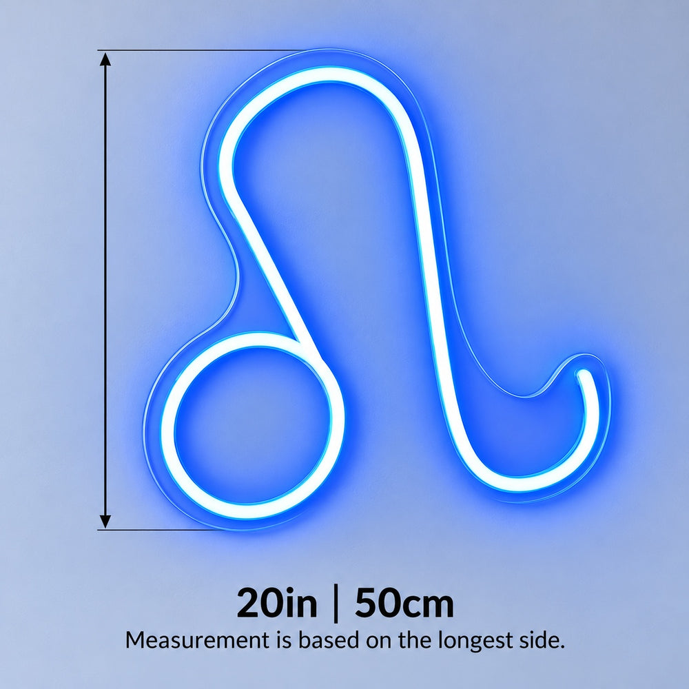 Leo Zodiac Symbol LED Neon Sign – Shineneon