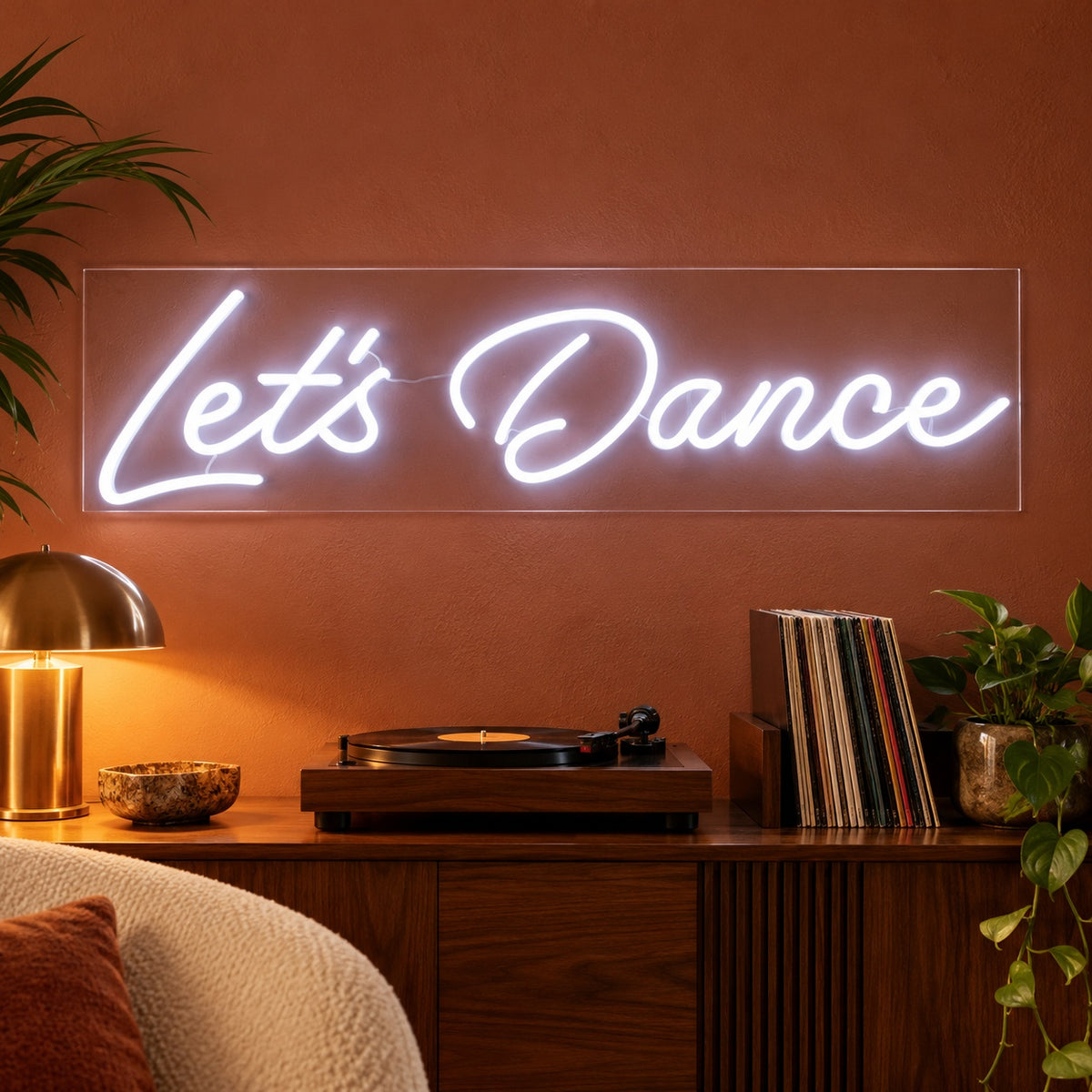 Let's Dance LED Neon Sign - advertising view