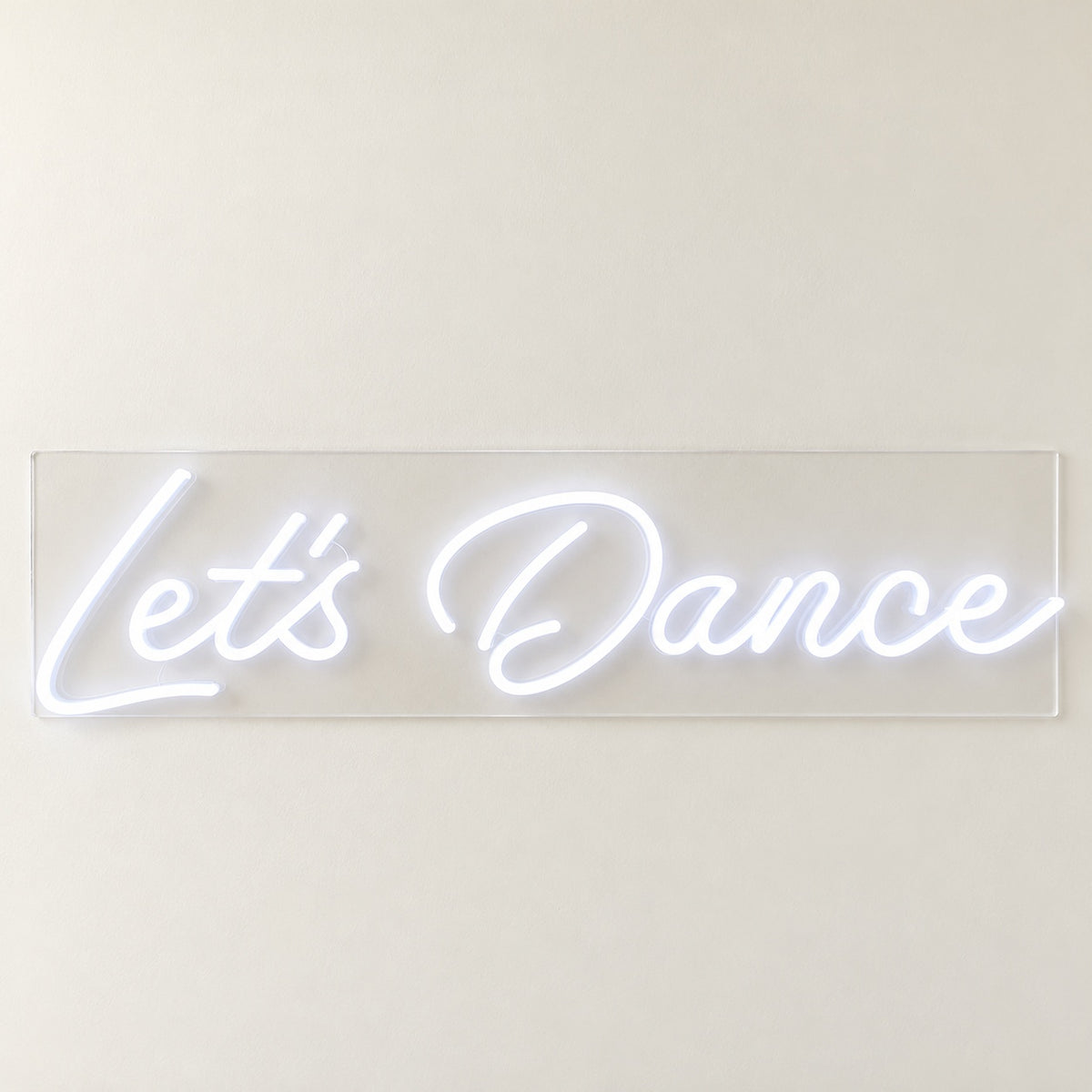 Let's Dance LED Neon Sign - natural light view