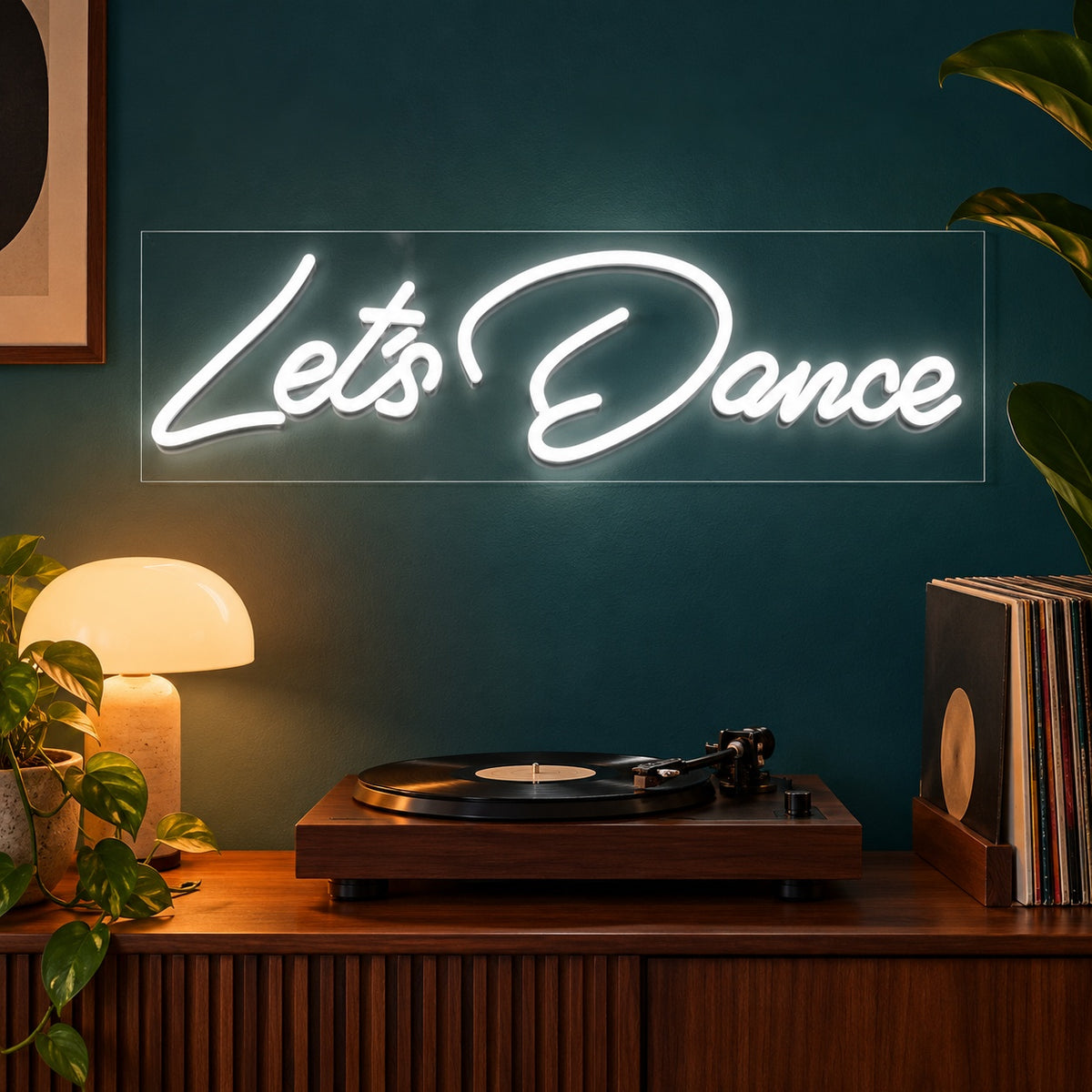 Let's Dance LED Neon Sign - advertising view