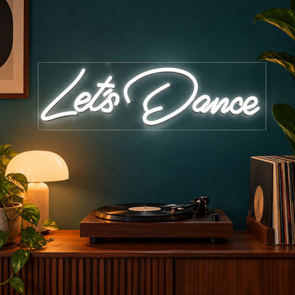 Let's Dance LED Neon Sign - advertising view