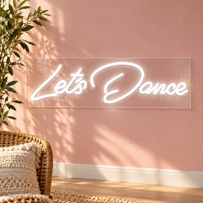 Let's Dance LED Neon Sign - lifestyle view