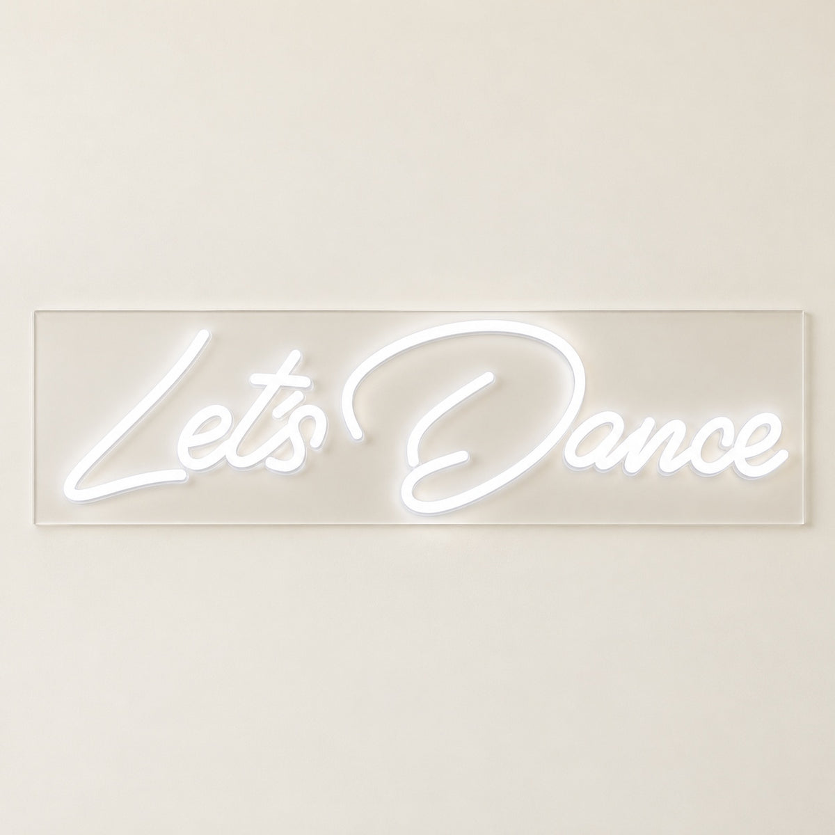 Let's Dance LED Neon Sign - natural light view