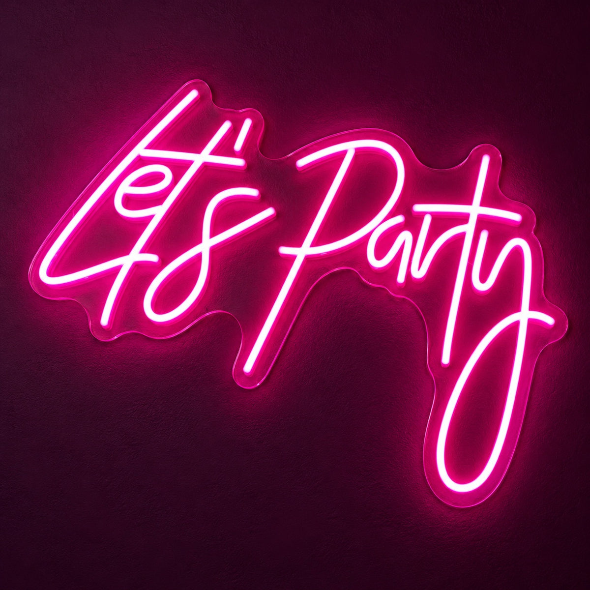 Let's Party LED Neon Sign - product hero