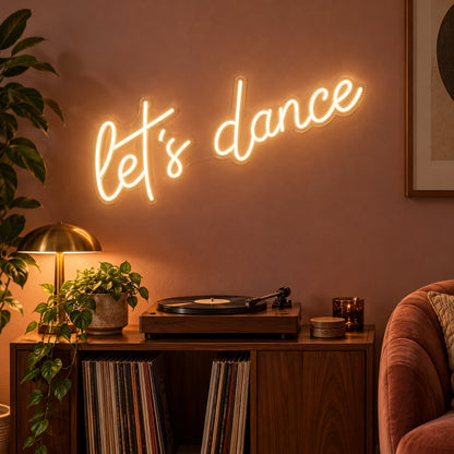 Let’s Dance LED Neon Sign - advertising view