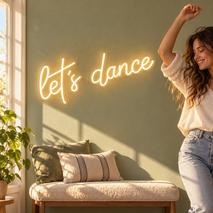 Let’s Dance LED Neon Sign - lifestyle view