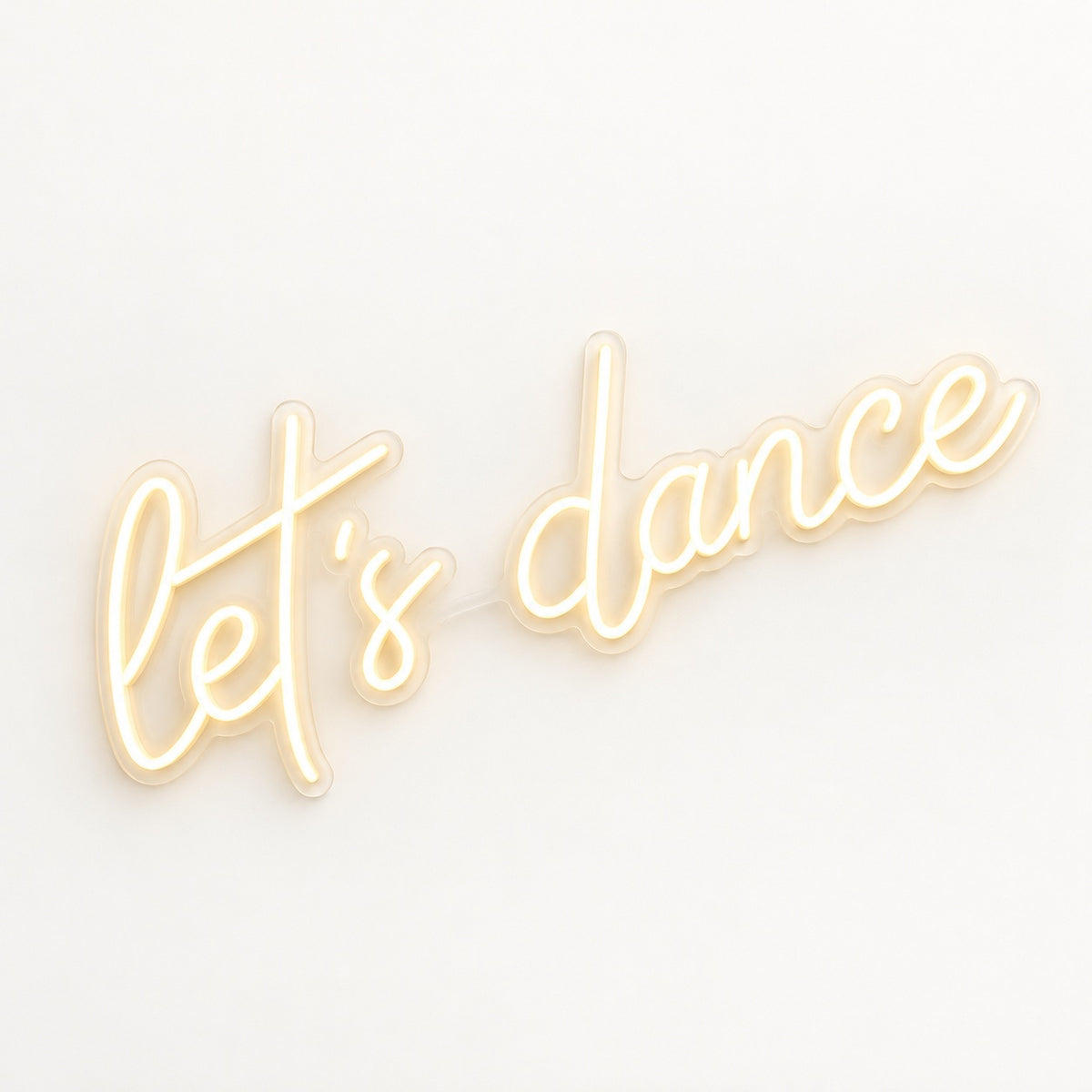 Let’s Dance LED Neon Sign - natural light view