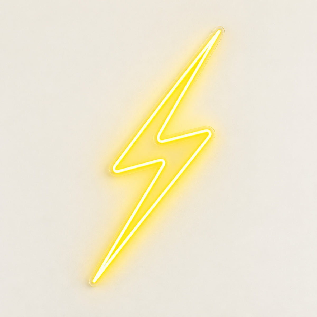 Lightning Bolt LED Neon Sign - natural light view