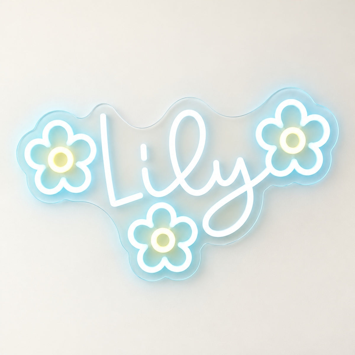 Lily LED Neon Sign - natural light view