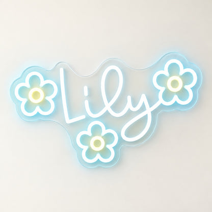 Lily LED Neon Sign - natural light view