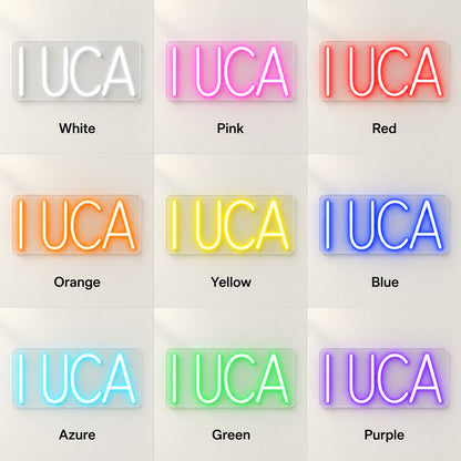 Luca LED Neon Sign - nine-color grid