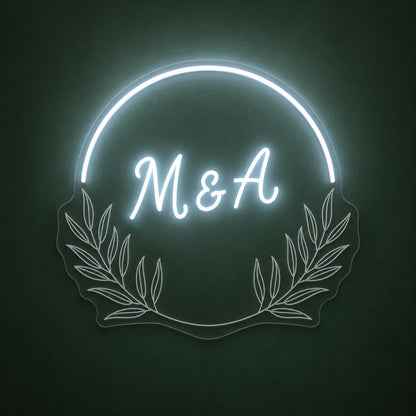 M & A LED Neon Sign - product hero