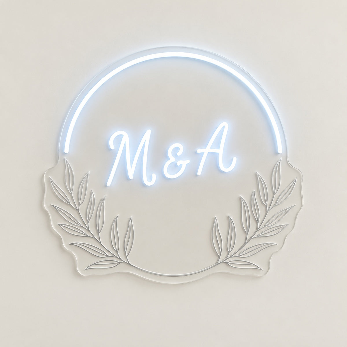 M & A LED Neon Sign - natural light view