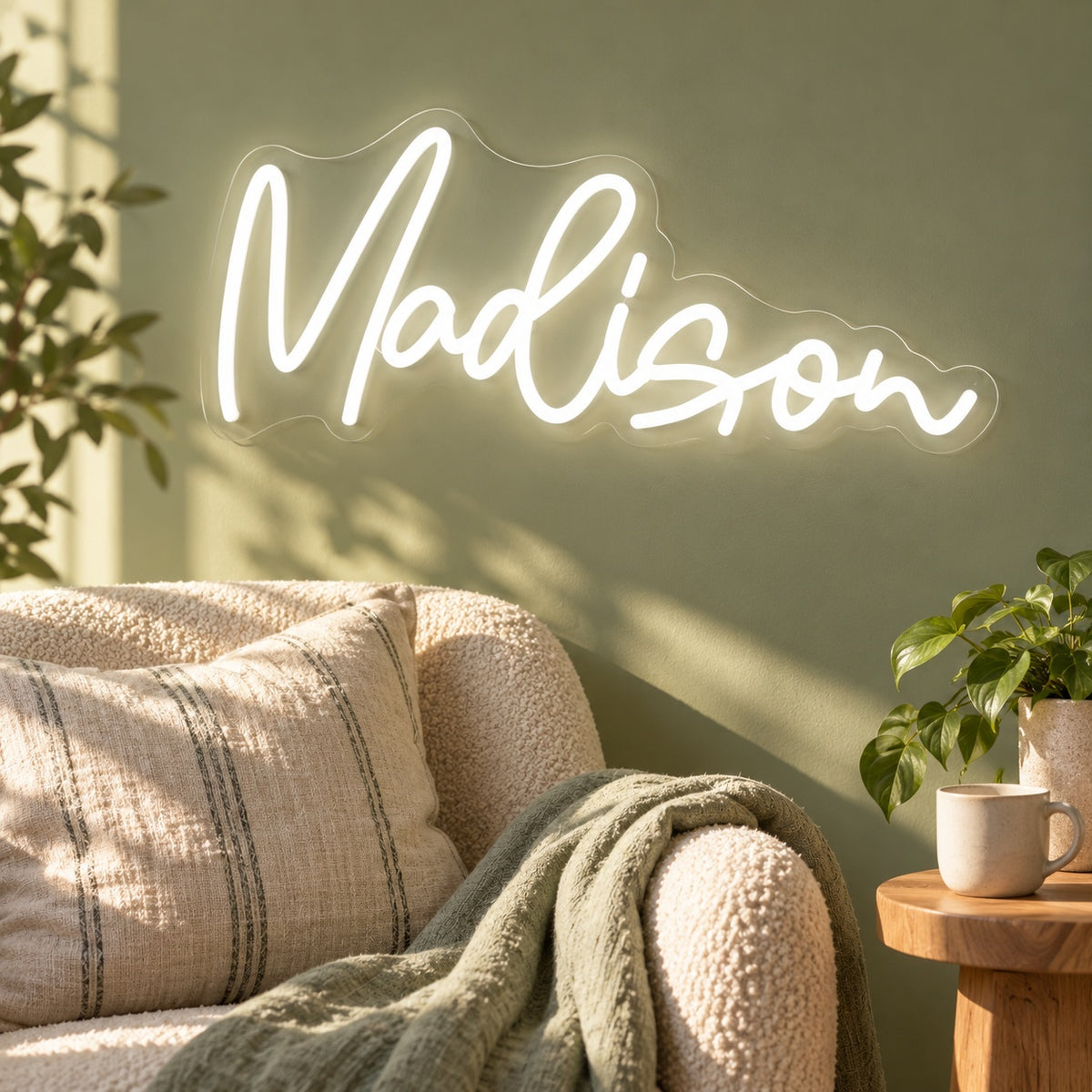 Madison LED Neon Sign - lifestyle view