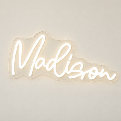 Madison LED Neon Sign - natural light view