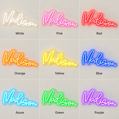 Madison LED Neon Sign - nine-color grid