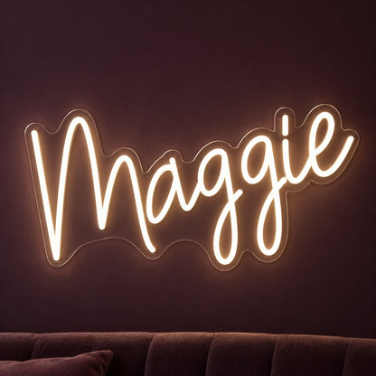 Maggie LED Neon Sign - product hero