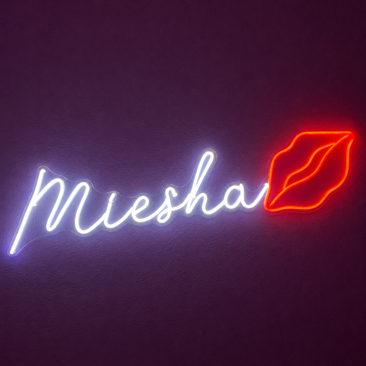 Miesha Lips LED Neon Sign - product hero