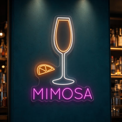Mimosa LED Neon Sign - product hero