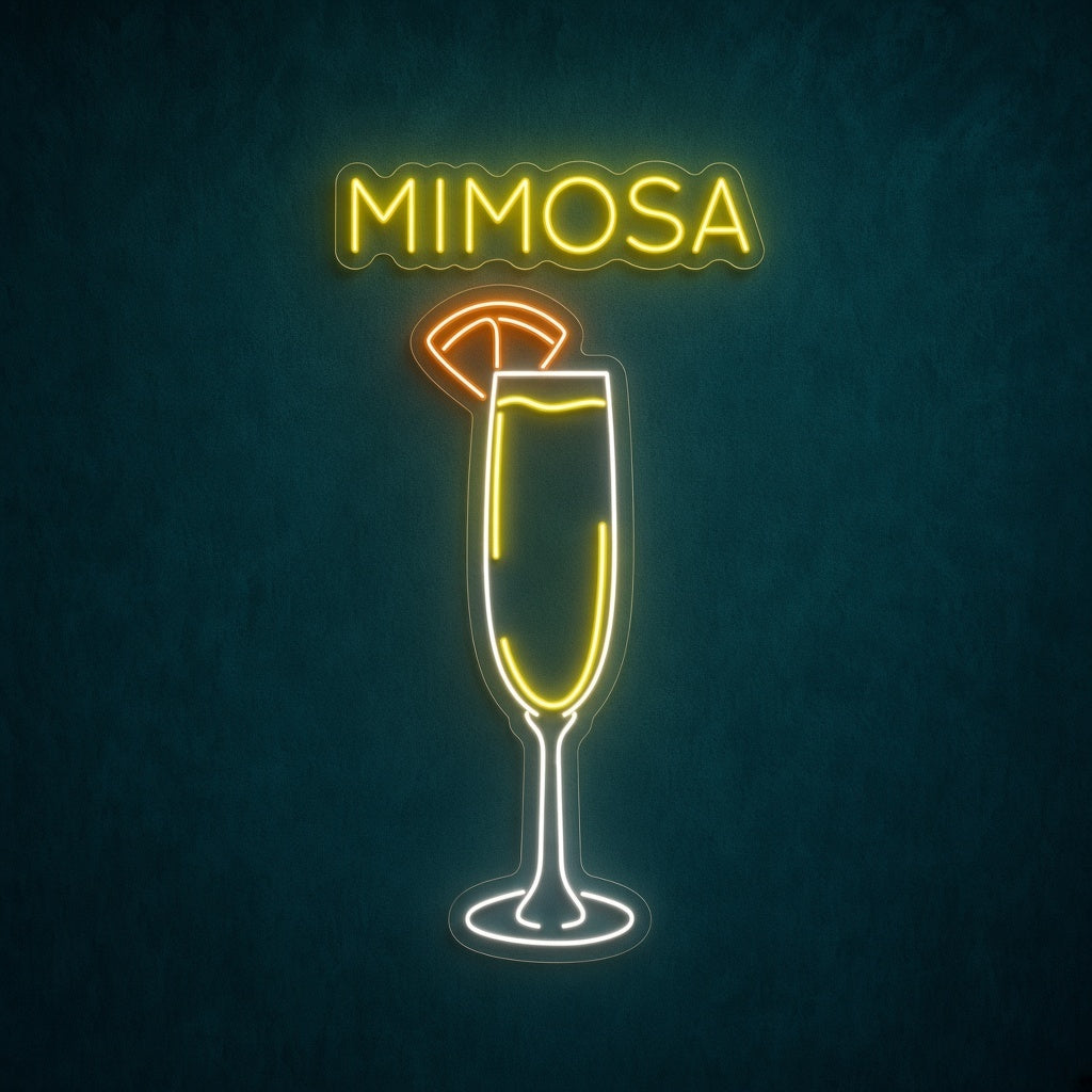 Mimosa Brunch Bar Decor LED Neon Sign - product hero