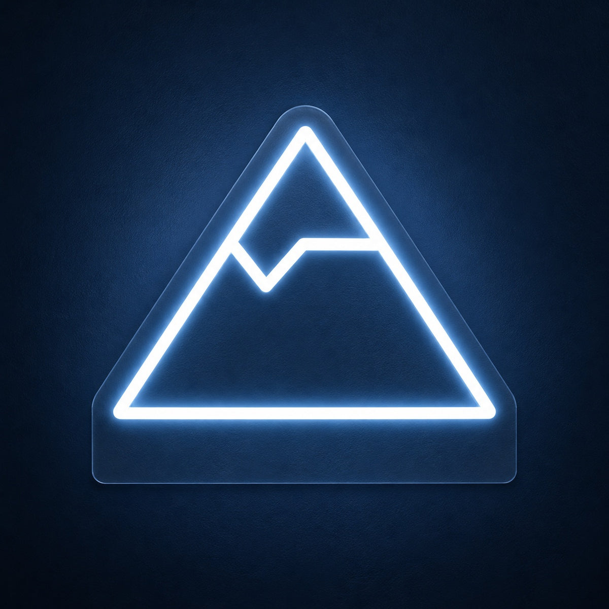 Minimal Mountain Outline LED Neon Sign - product hero
