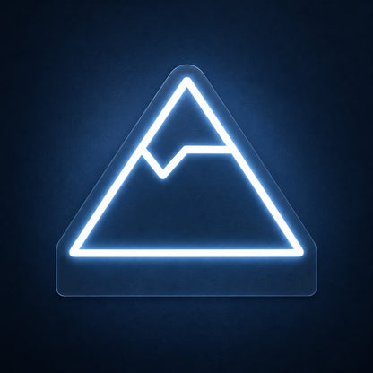Minimal Mountain Outline LED Neon Sign - product hero