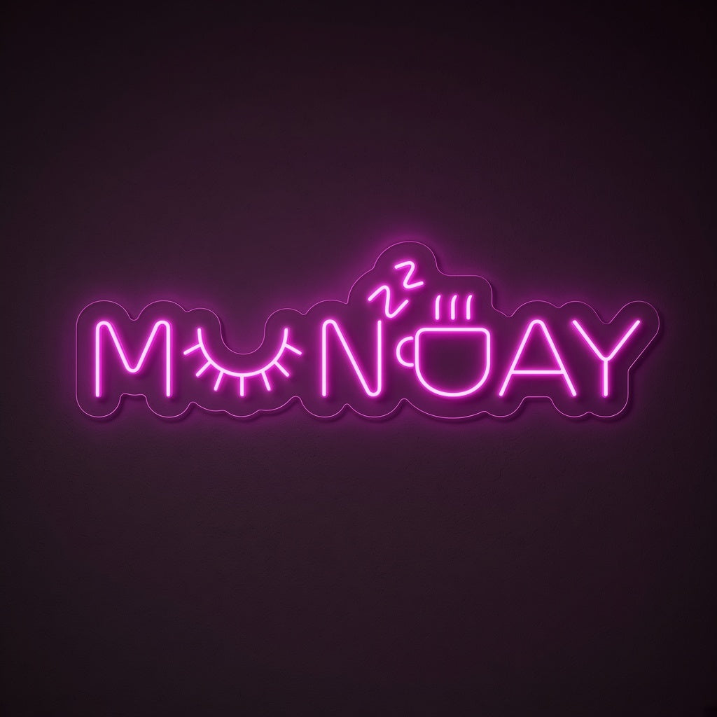 Monday LED Neon Sign - product hero