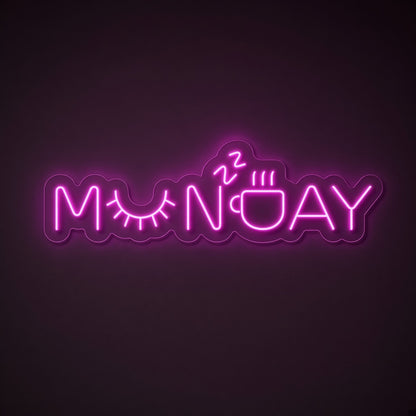 Monday LED Neon Sign - product hero