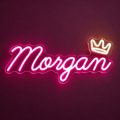 Morgan LED Neon Sign - product hero