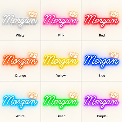 Morgan LED Neon Sign - nine-color grid