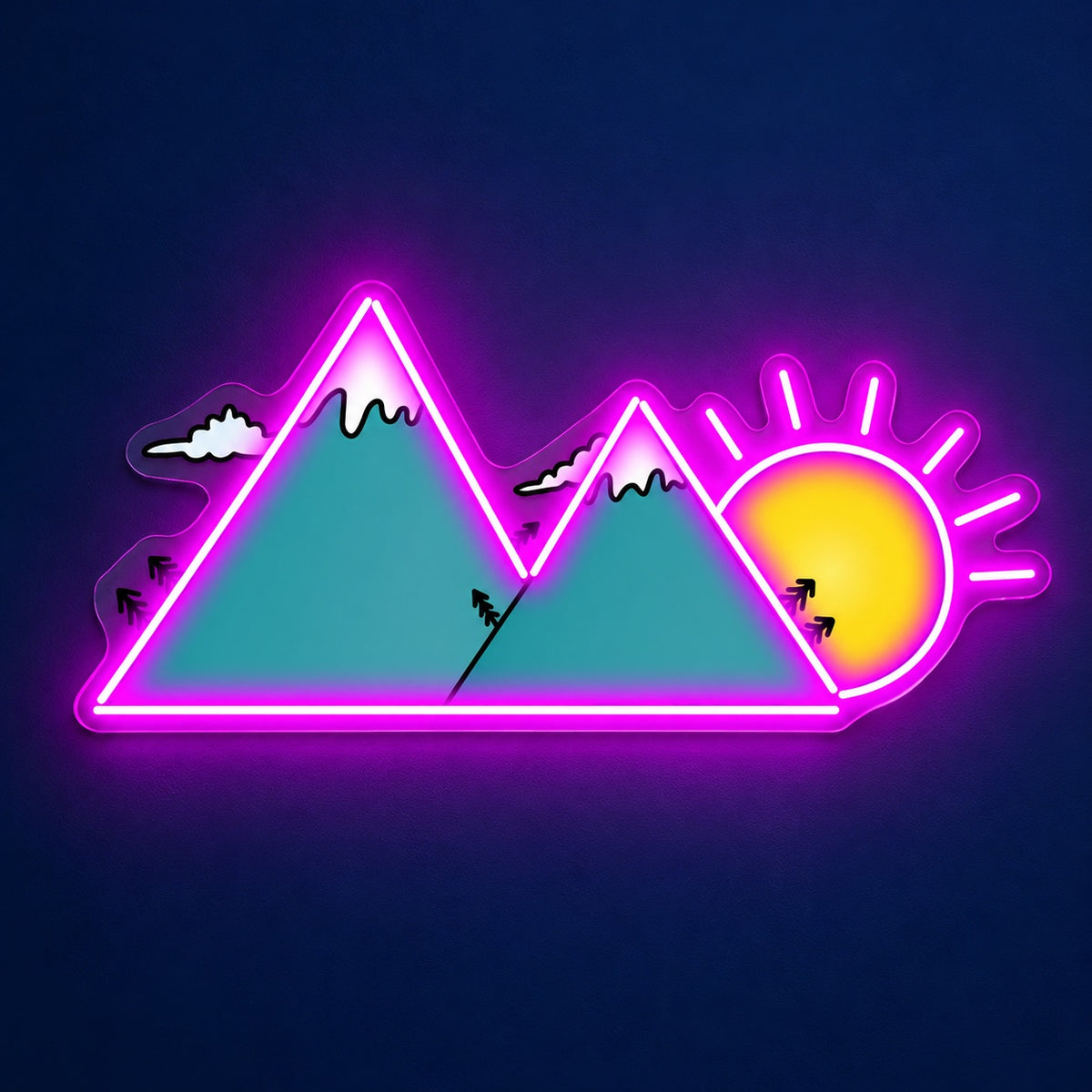 Mountain Sunrise LED Neon Sign - product hero