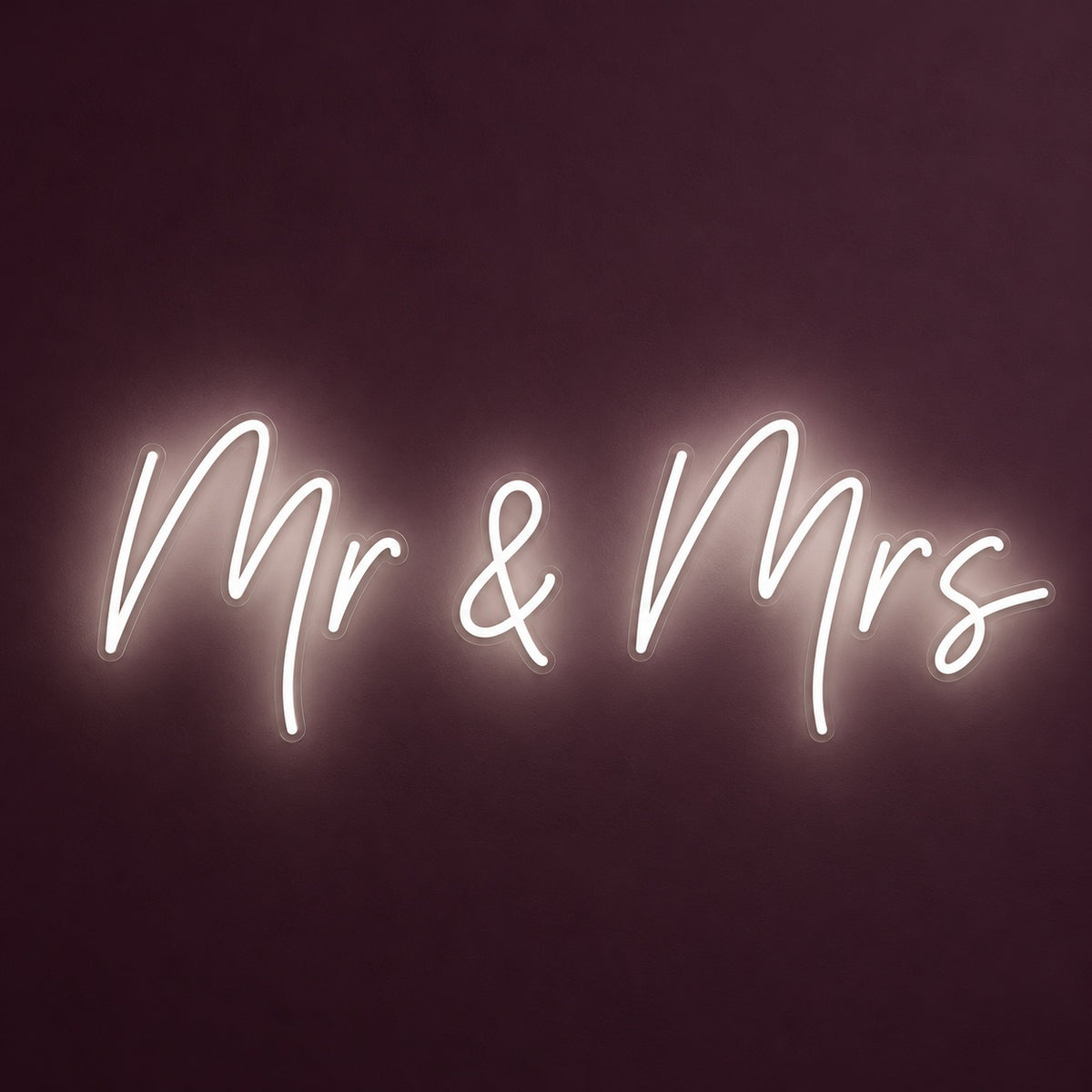 Mr & Mrs LED Neon Sign - product hero