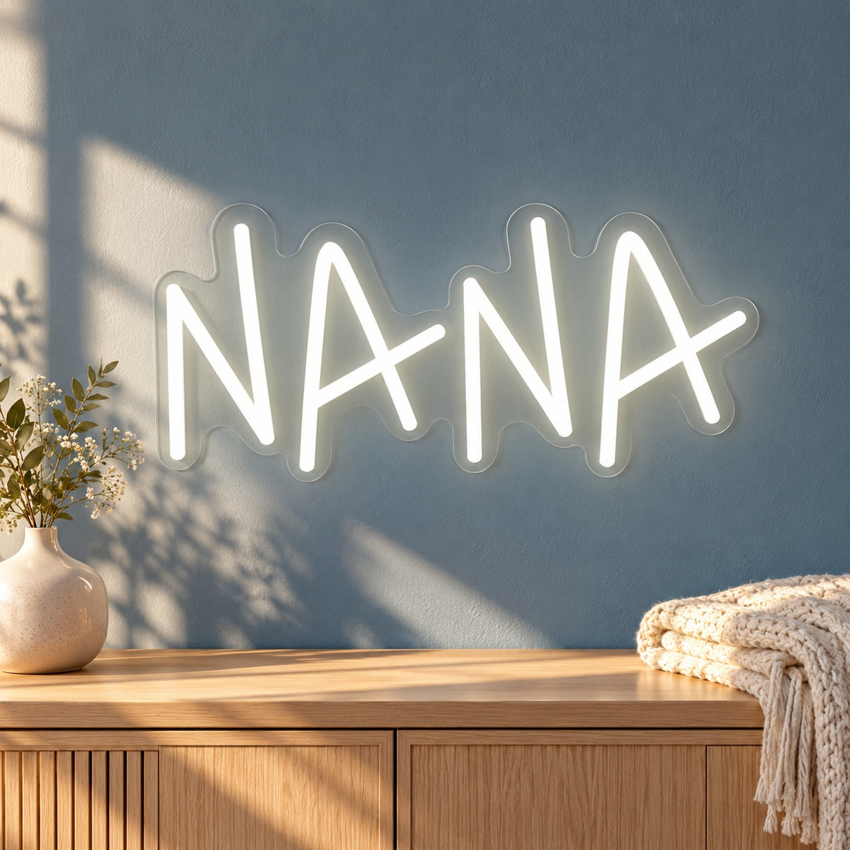 Nana LED Neon Sign - advertising view