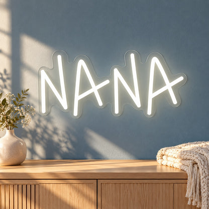 Nana LED Neon Sign - advertising view