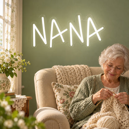 Nana LED Neon Sign - lifestyle view