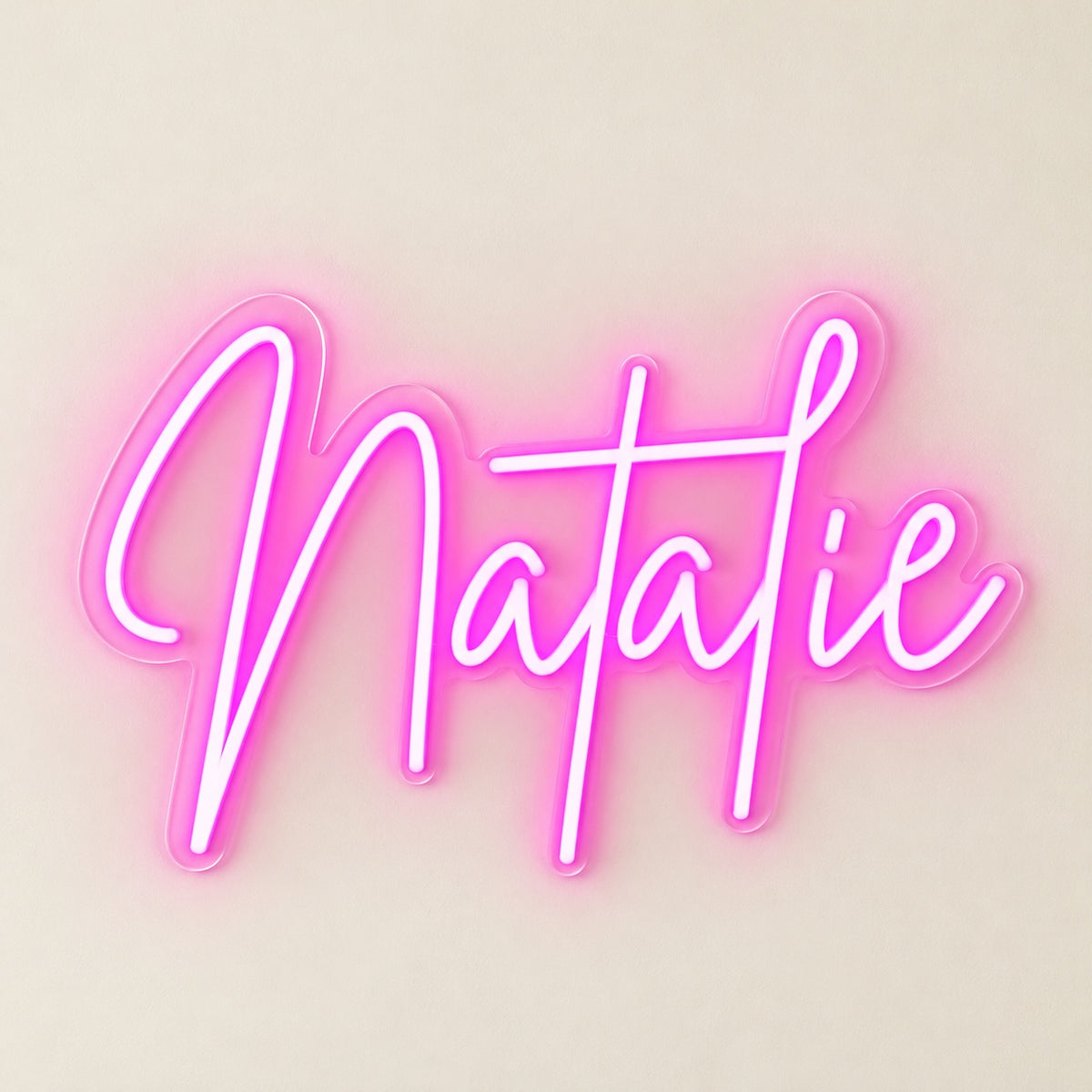Natalie LED Neon Sign - natural light view