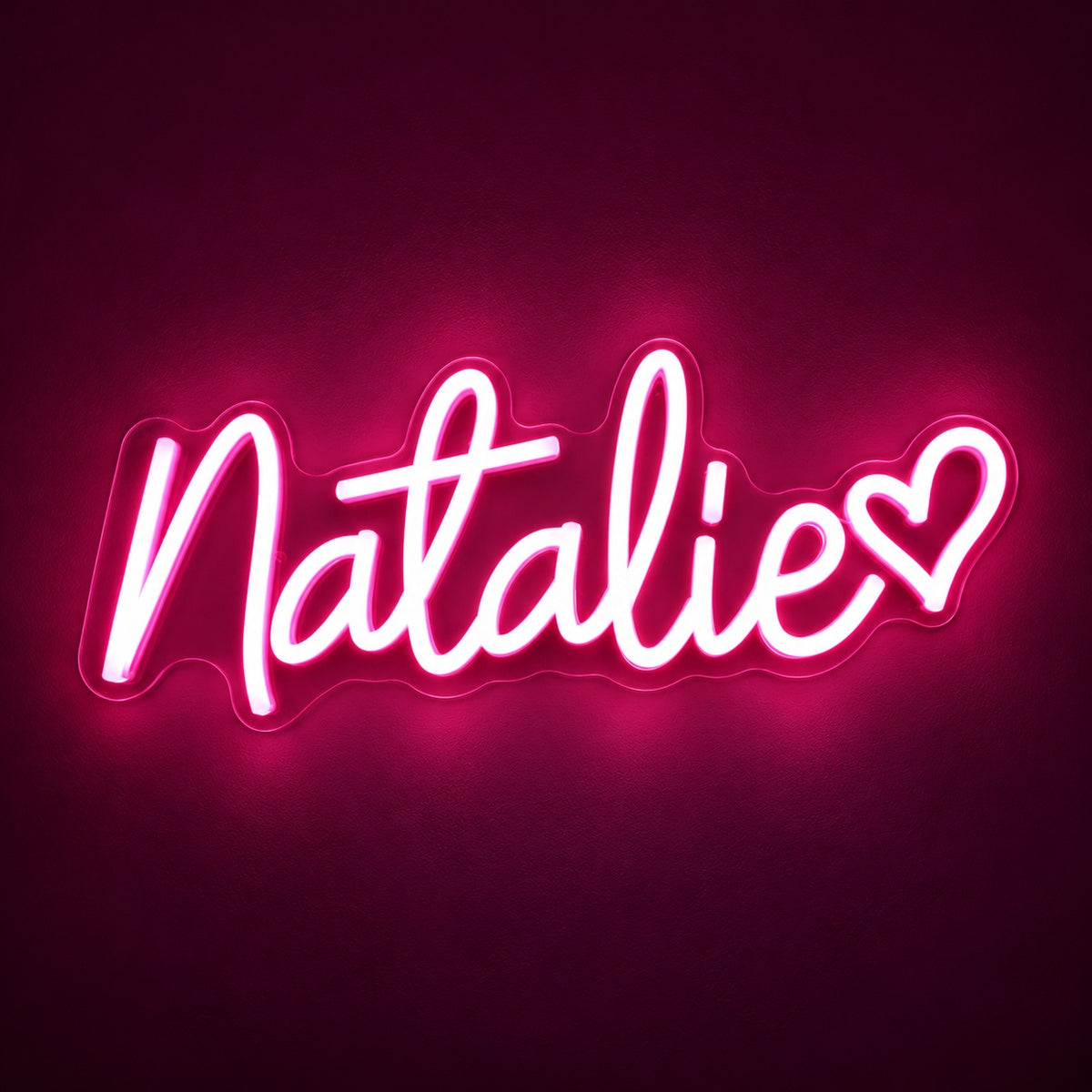 Natalie LED Neon Sign - product hero