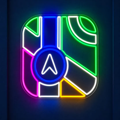 Navigation Map LED Neon Sign - product hero