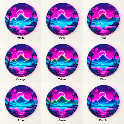 Mountain Lagoon LED Neon Sign - nine-color grid