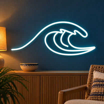 Ocean Wave LED Neon Sign - advertising view