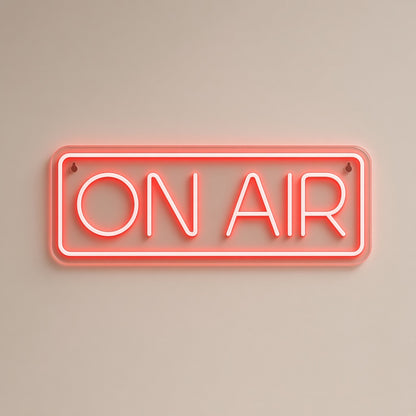 On Air LED Neon Sign - natural light view