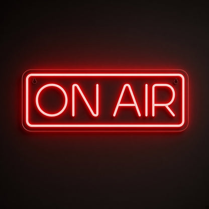 On Air Frame for Podcast Studio Recording Room LED Neon Sign - product hero