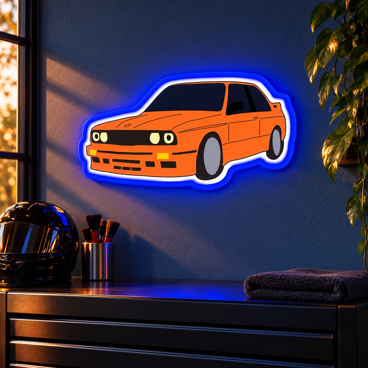 Sport Coupe LED Neon Sign - advertising view