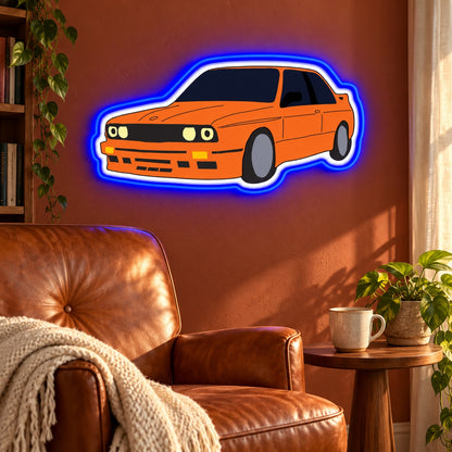 Sport Coupe LED Neon Sign - lifestyle view